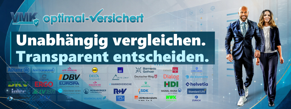 VMK optimal-versichert: Unabhängig vergleichen. Transparent entscheiden.